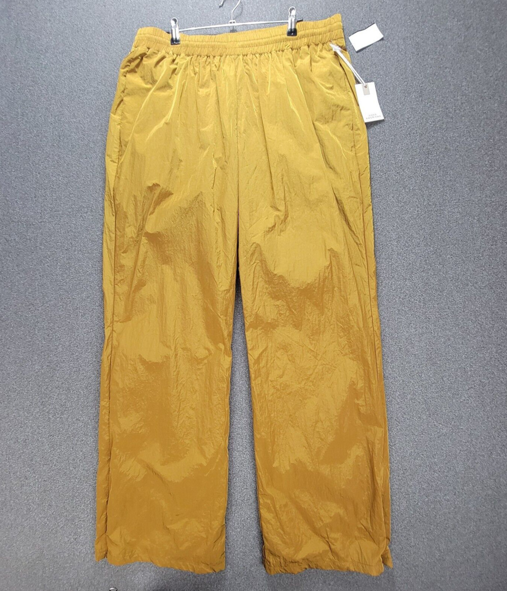 Good American Size 4 XL Bronze Wide Leg Track Pant